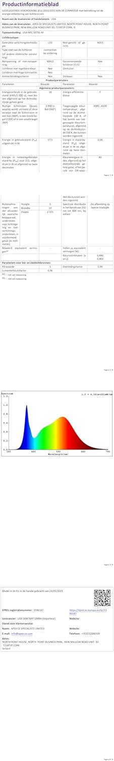 Lisa Specchio da Bagno LED 70x50 cm con Touch - immagine 13