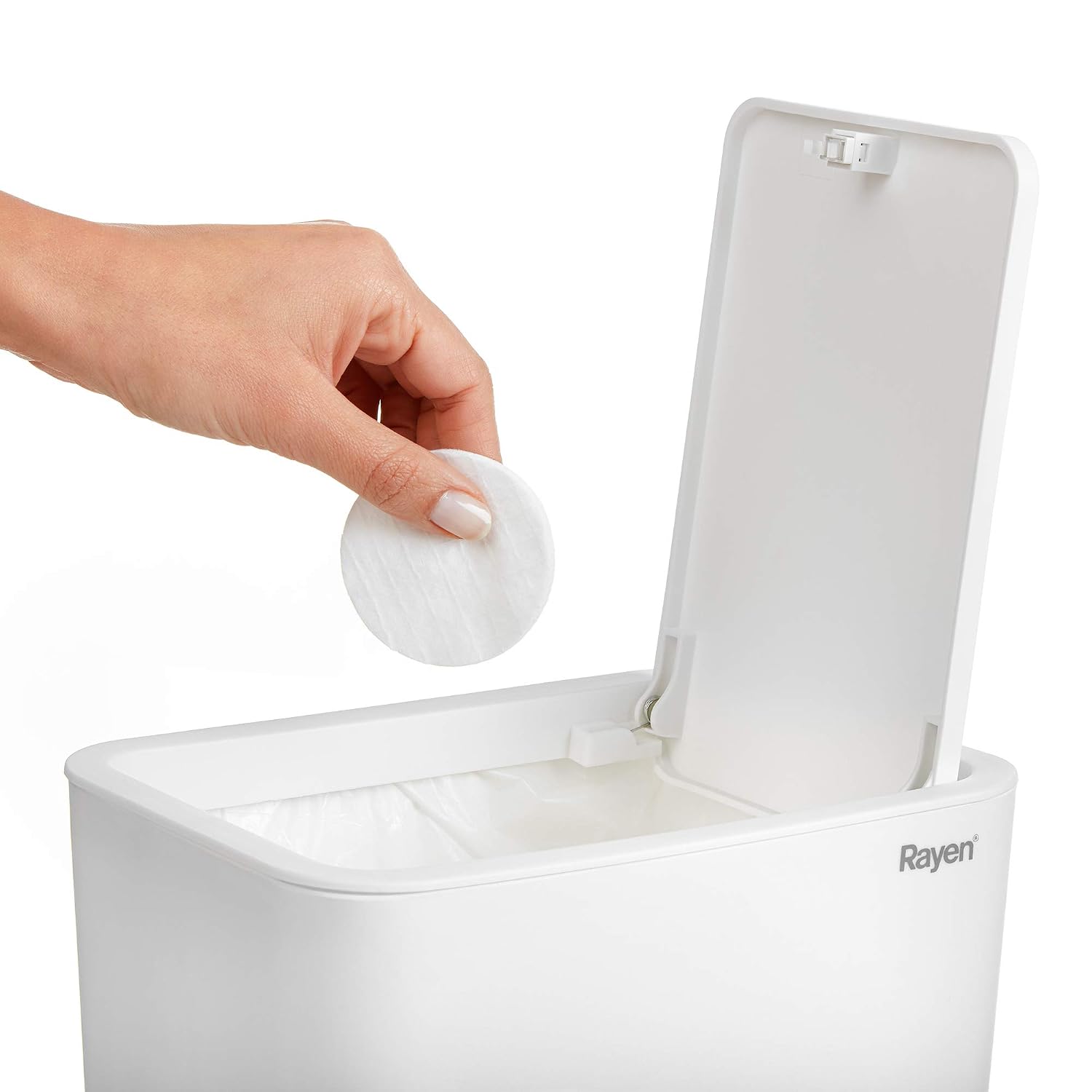 Rayen Cestino Bagno 9 Litri, Bianco | Velz