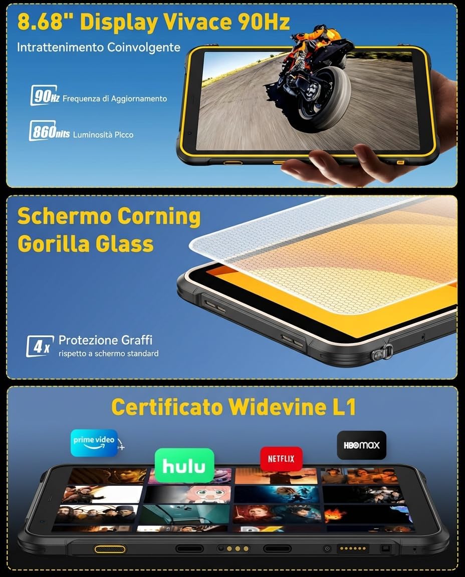 Ulefone RugKing Pad Pro Tablet Rugged Android 16 - immagine 3