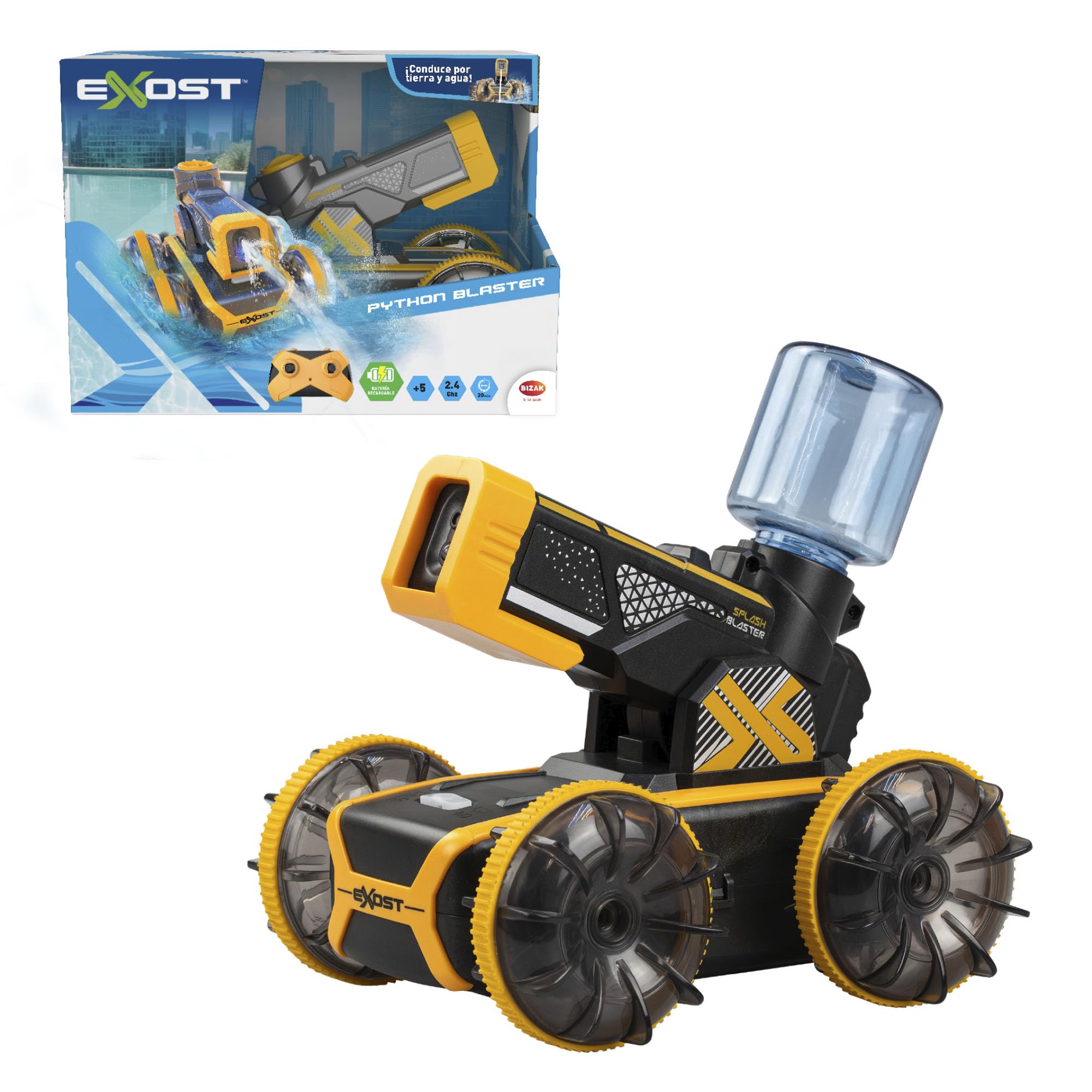 Bizak Exost Phyton Blaster - Auto Acrobatica con Acqua