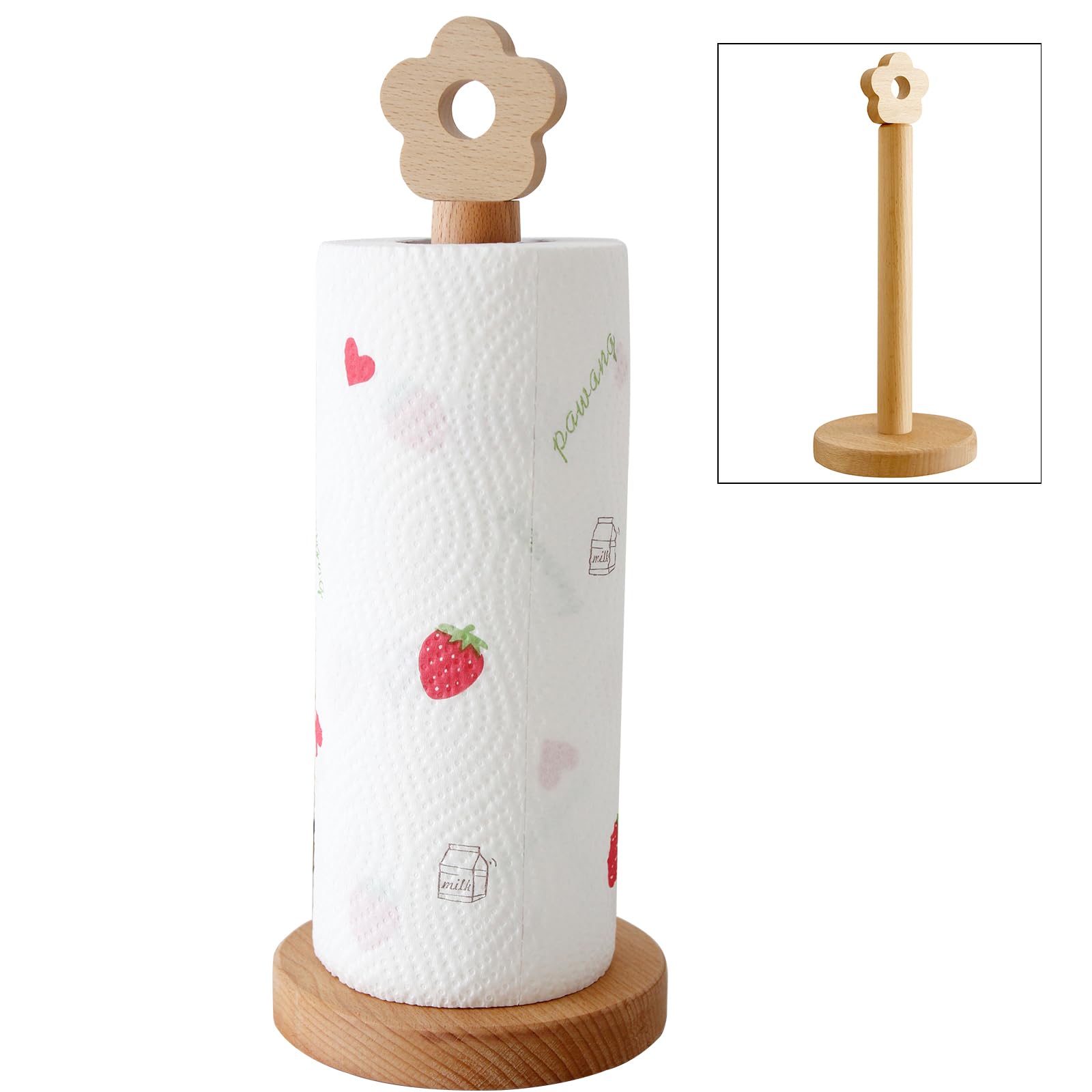 Portarotolo da Cucina in Legno