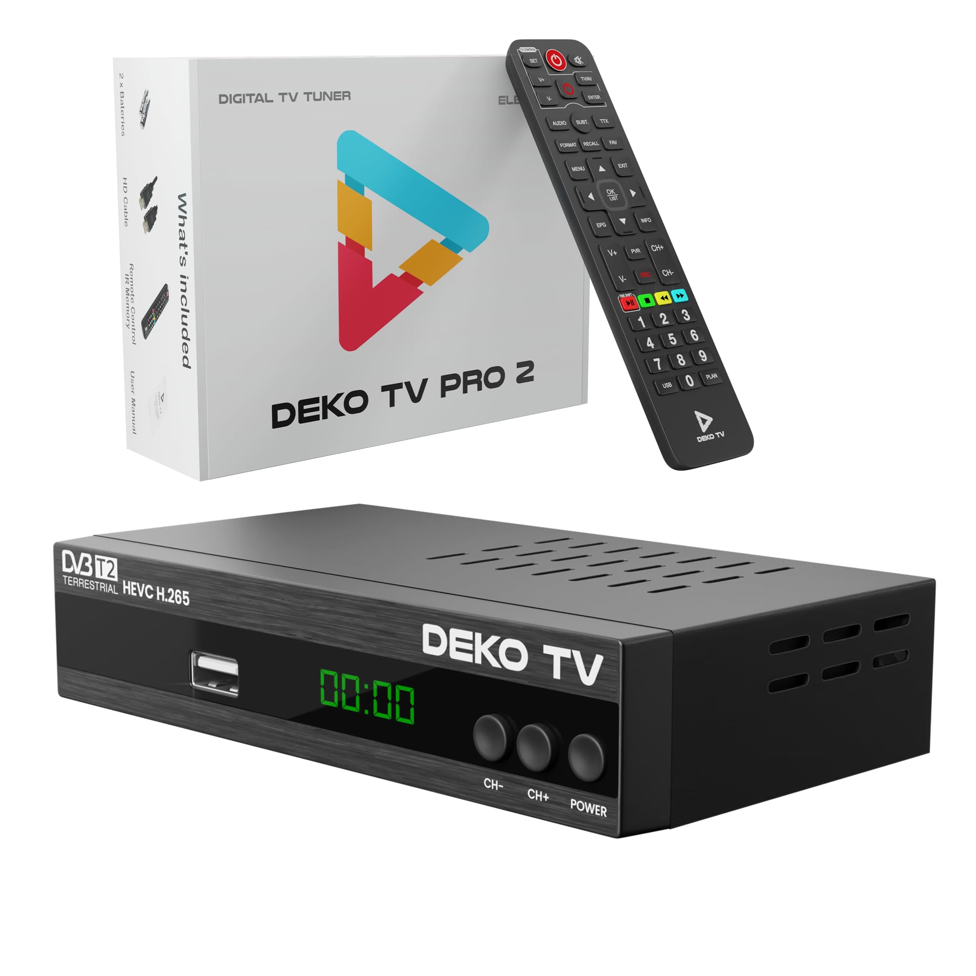 Deko TV PRO2 - Decoder Digitale Terrestre 2025 DVB-T2