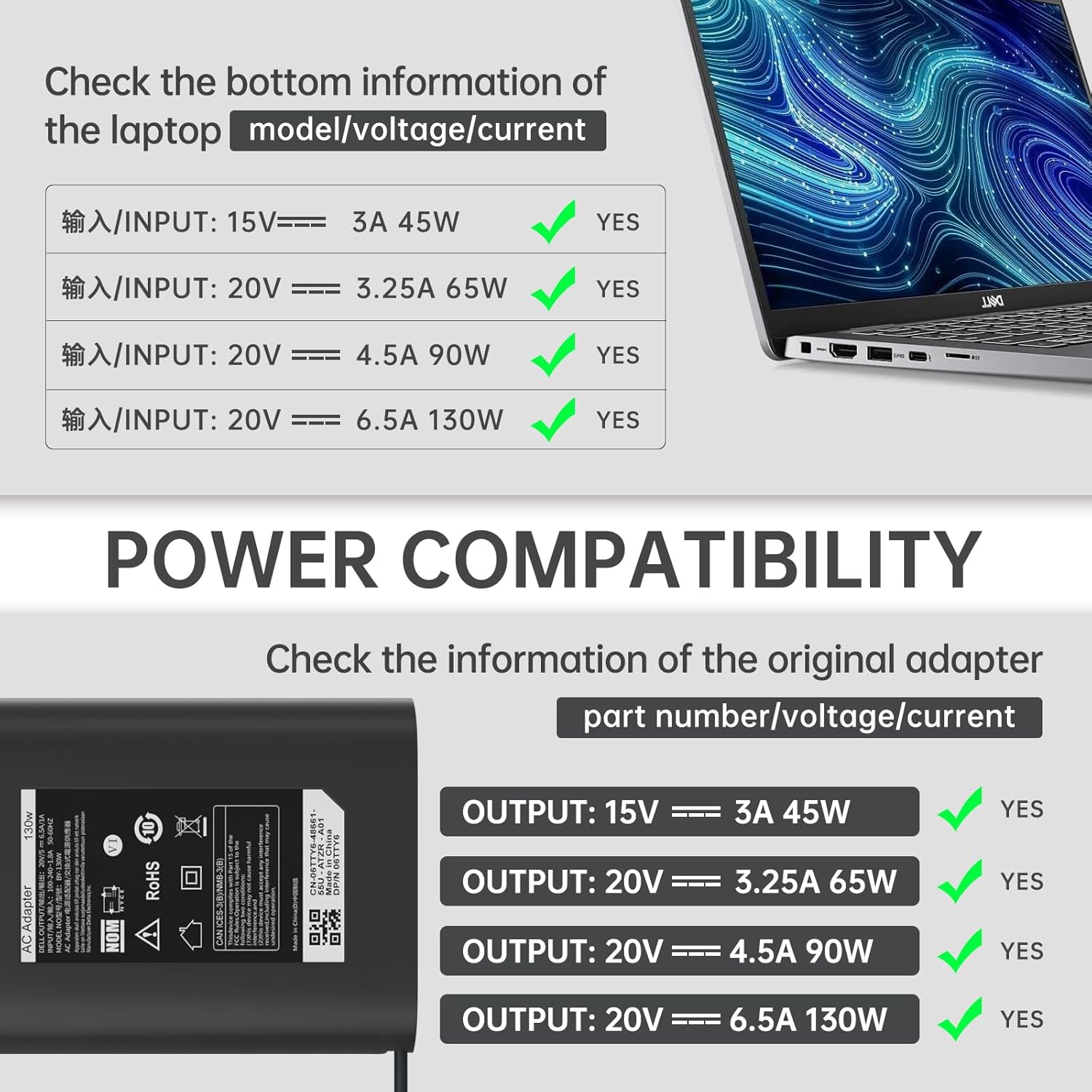 Alimentatore USB-C 130W per Dell XPS e Precision - immagine 5