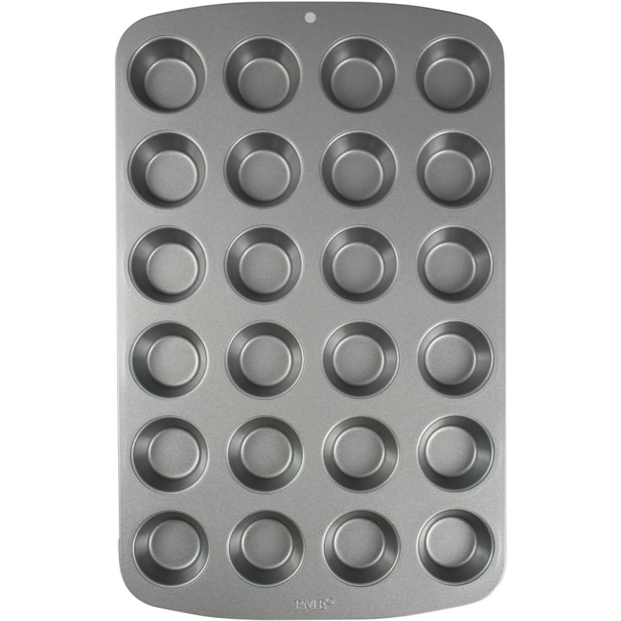 PME CSB111 Teglia Antiaderente, Carbonio, Grigio, 24 Muffin Piccoli