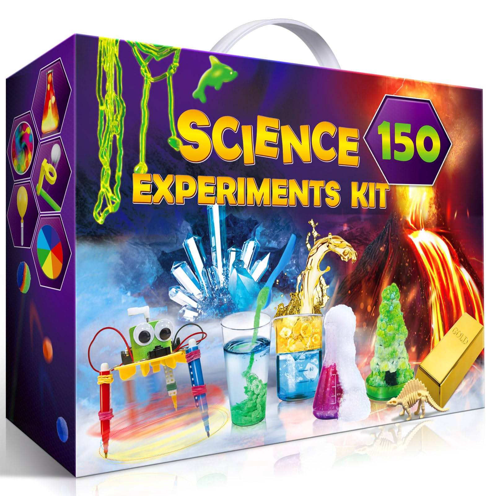 Unglinga 150 Esperimenti Kit Scientifici per Bambini