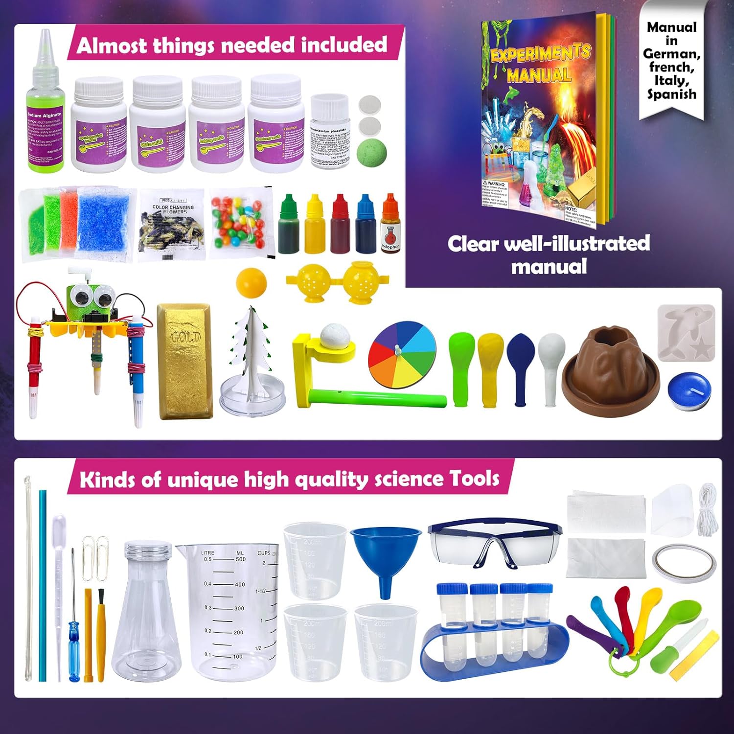 Unglinga 150 Esperimenti Kit Scientifici per Bambini - immagine 2