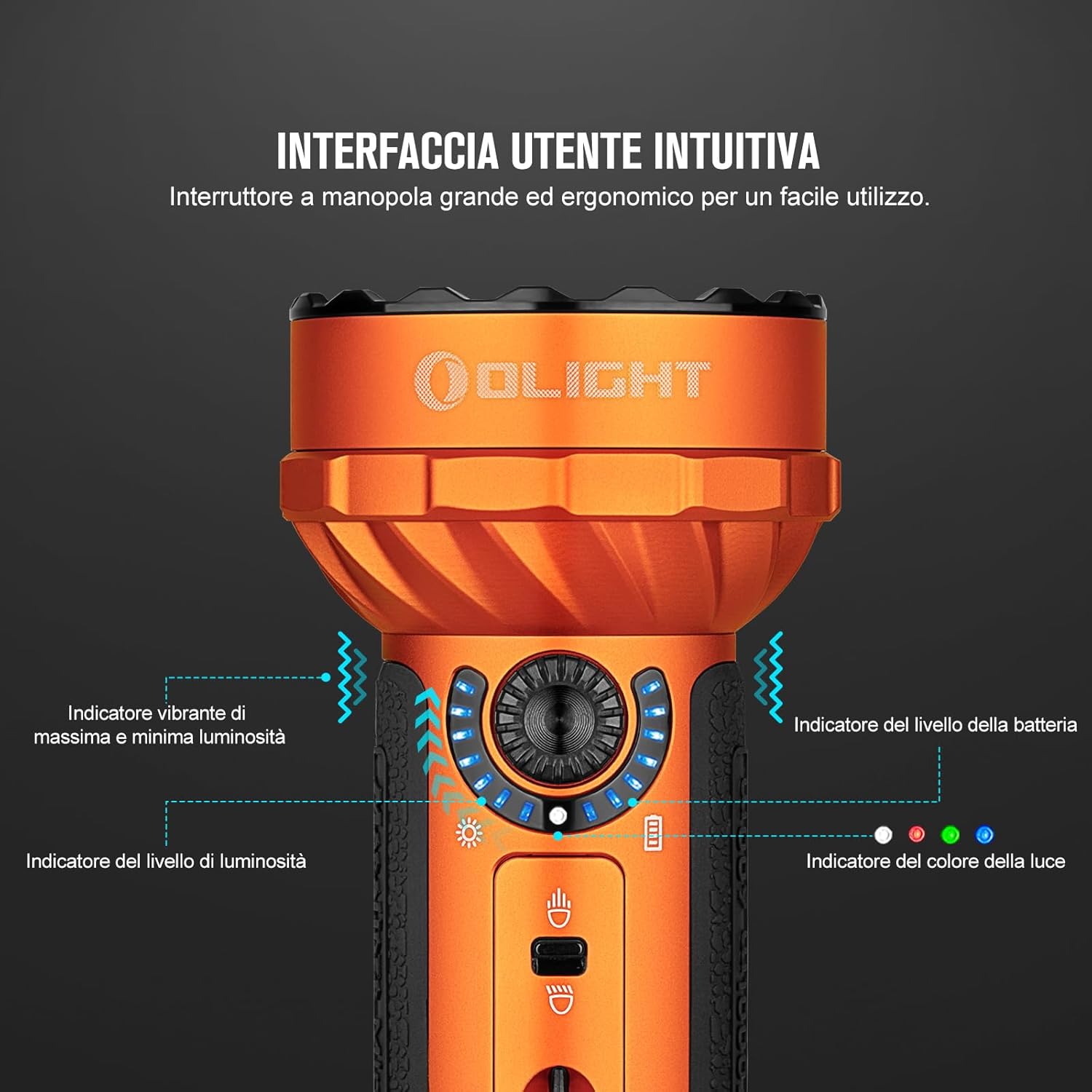 OLIGHT Marauder Mini - Torcia LED Professionale 7000 Lumen - immagine 4