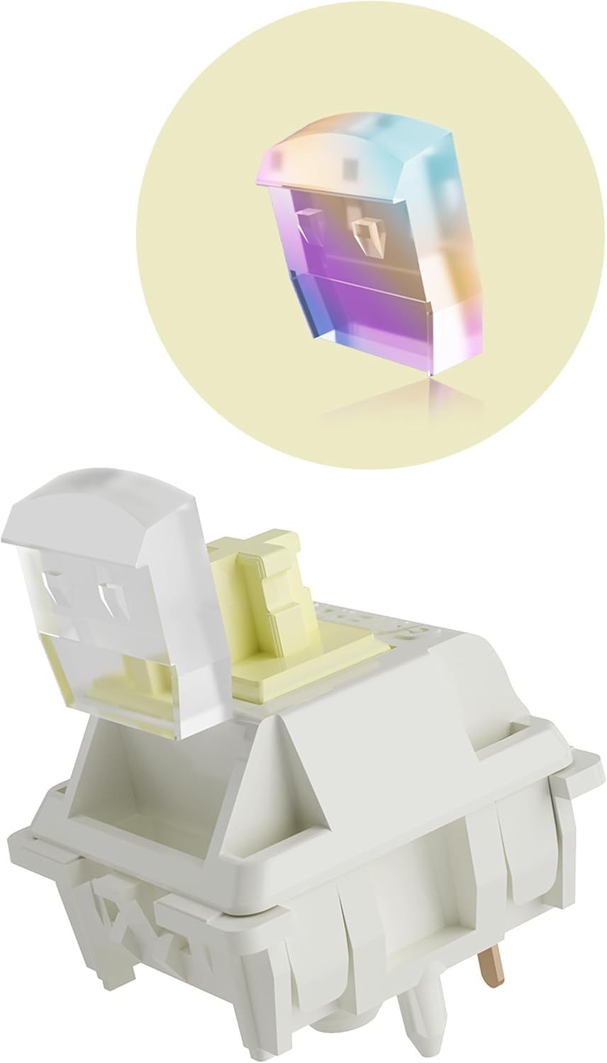 GATERON Interruttori Silenziosi Lineari 45gf (90 pezzi) - immagine 2