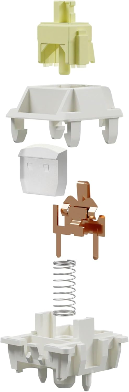 GATERON Interruttori Silenziosi Lineari 45gf (90 pezzi) - immagine 5