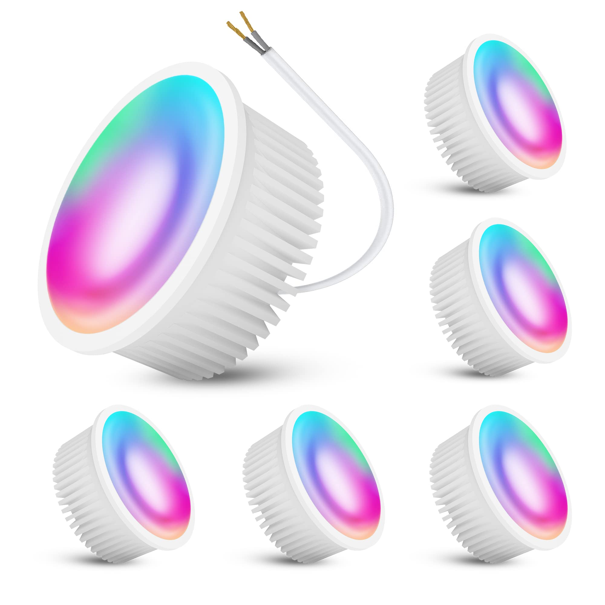 Ssc-luxon 6x Moduli Smart Home WiFi LED Piatta RGB CCT