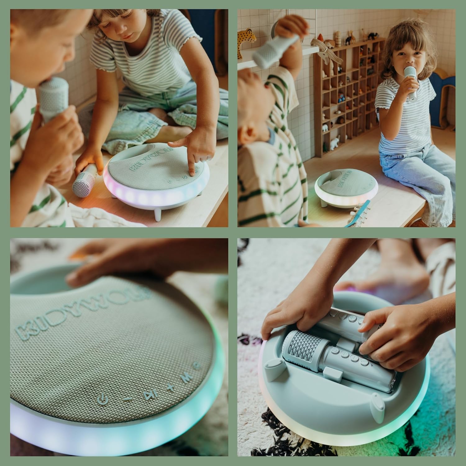 Kidywolf KIDYKARAOKE Draagbare Luidspreker met 2 microfoons - immagine 4