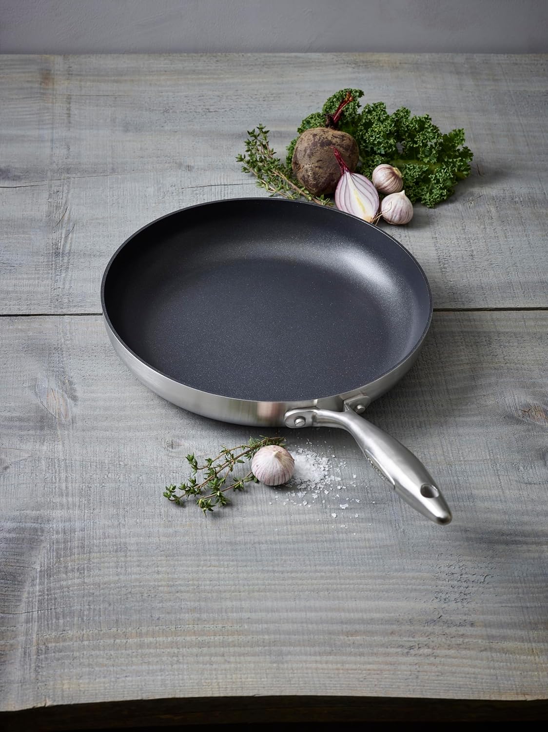 ScanPan CTX Padella Antiaderente, Acciaio Inossidabile, Argento, 32 cm - immagine 4