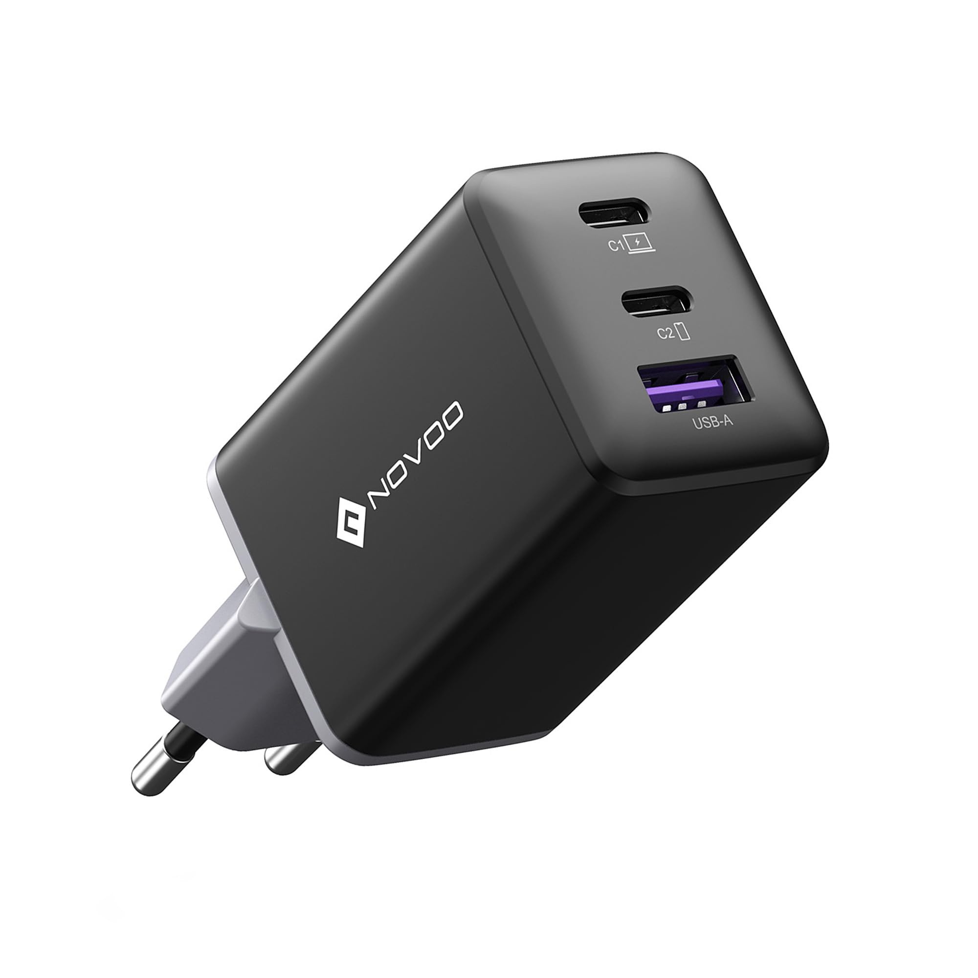 Novoo Caricabatterie USB C 67W GaN III 3 Porte