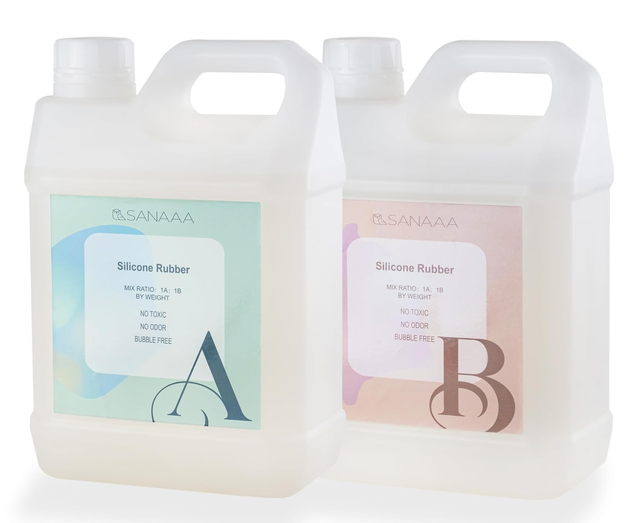 Sanaaa Kit Stampi in Silicone Liquido Trasparente 4kg