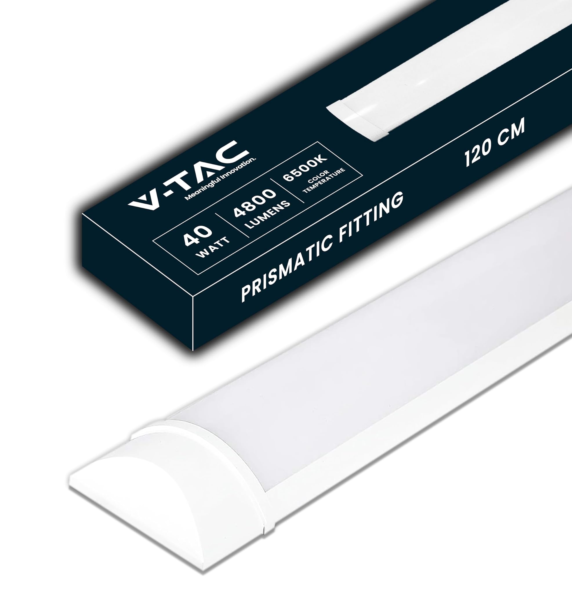 V-tac Plafoniera LED Lineare da Soffitto 120 CM 40W