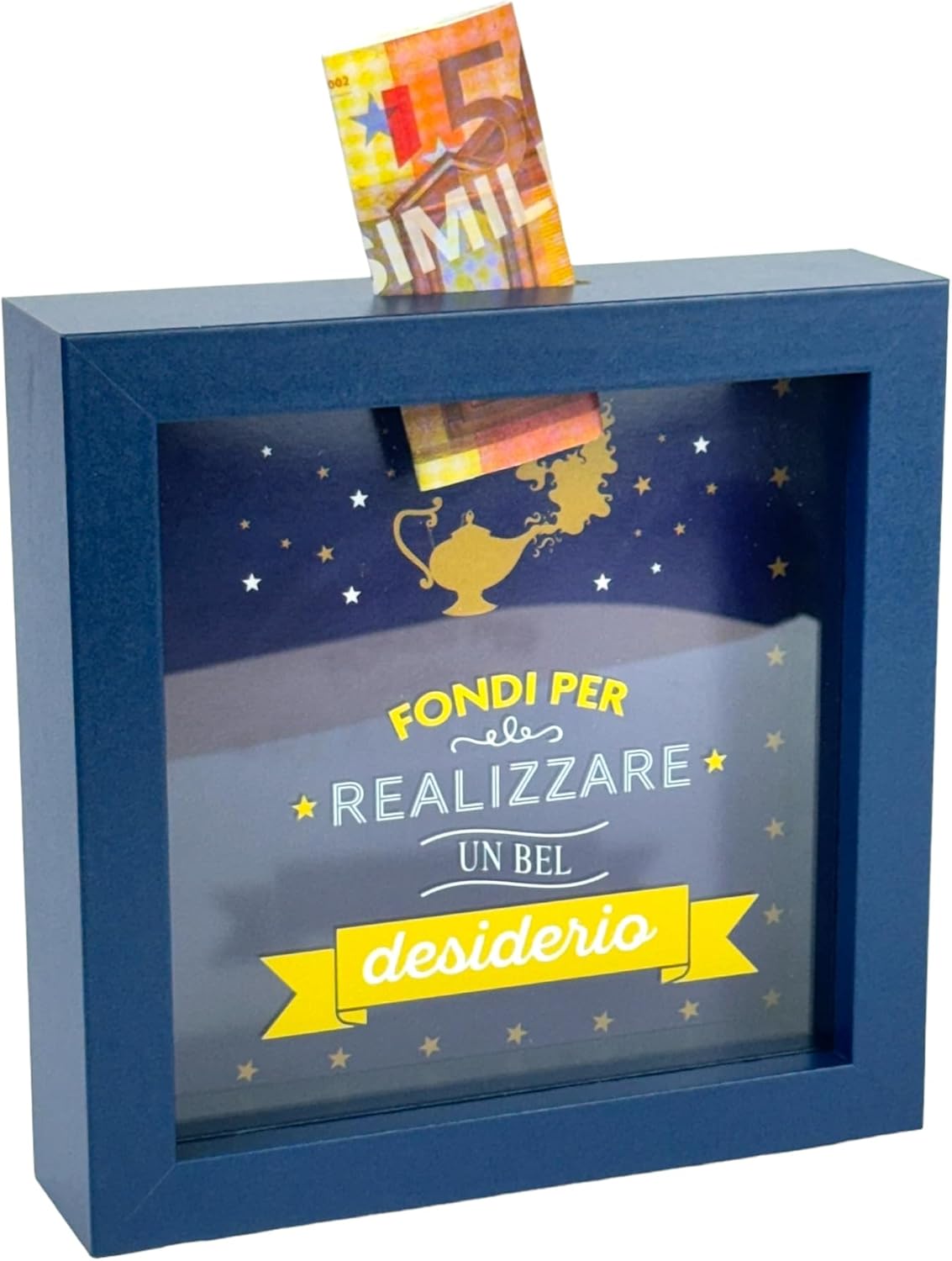 Salvadanaio Decorativo in Legno, Design Desiderio - immagine 3