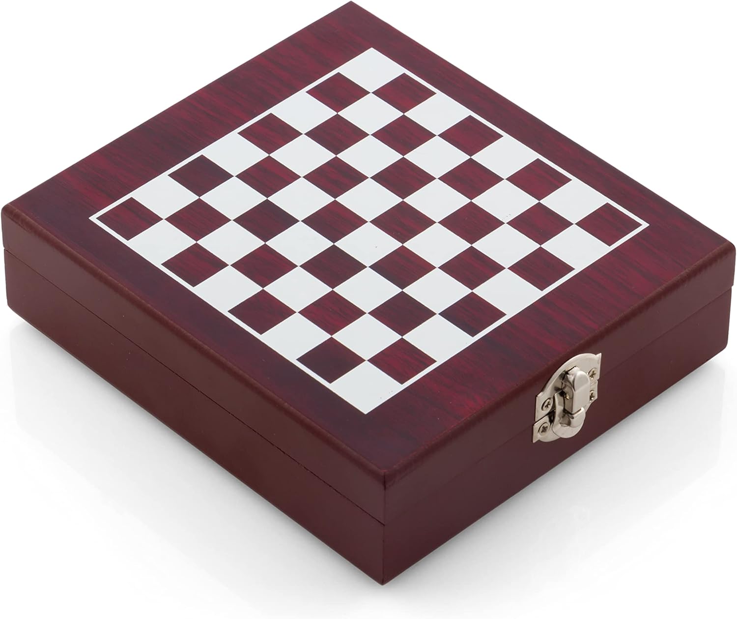 InnovaGoods Kit Accessori Vino e Gioco Scacchi, Marrone - immagine 7