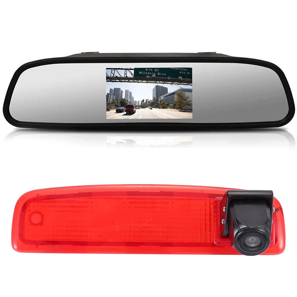 Specchio Retrovisore 4.3'' con Telecamera Posteriore 12mm