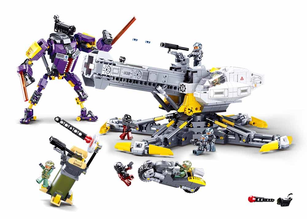 Sluban M38-B0999 Atomic Storm (Fire Rain) 1352 pezzi