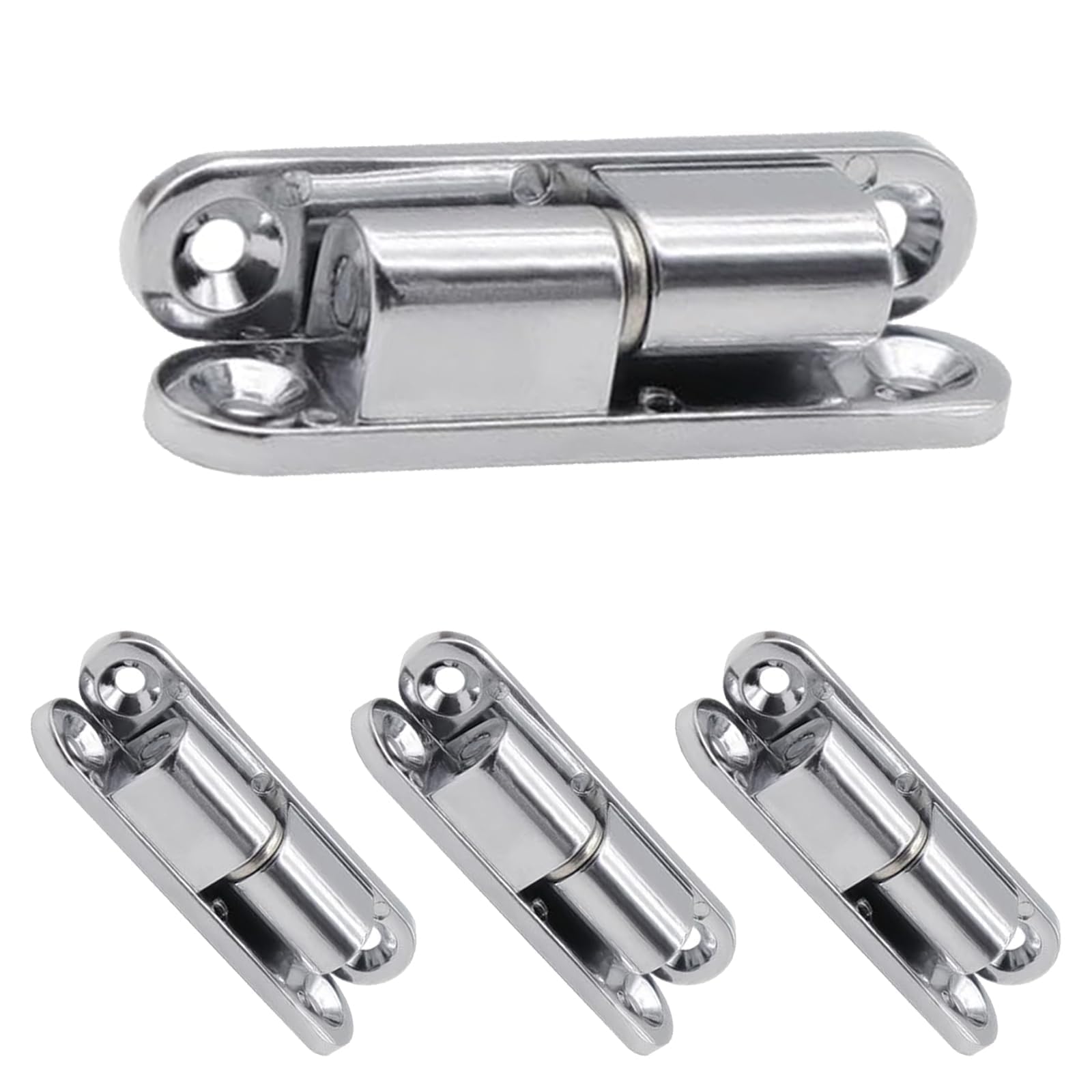 Alriedy 4 Cerniere per Porta 60mm in Lega di Zinco