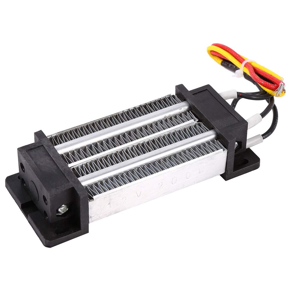 Tyenaza Elemento Riscaldante 200W DC 12V, Riscaldatore di Riscaldamento PTC Riscaldatore di Elemento Riscaldante PTC ad alta Potenza Termostatico in Ceramica Isolato Elettrico
