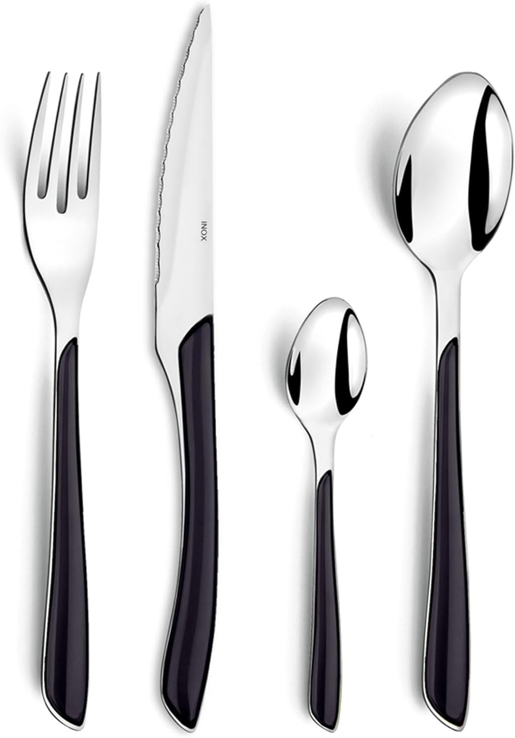 Amefa Servizio Posate Eclat 32 Pezzi, Nero - immagine 1