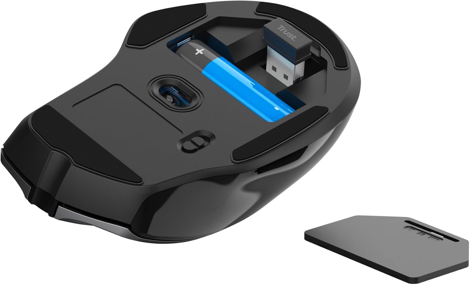 Trust Nito Mouse Wireless Ergonomico, Nero - immagine 7