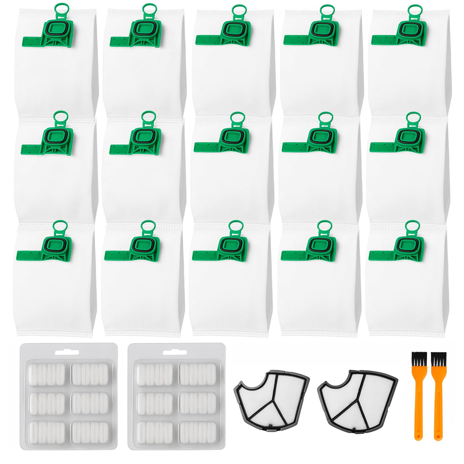 Dulico 15 Sacchetti Compatibili Folletto VK140 VK150