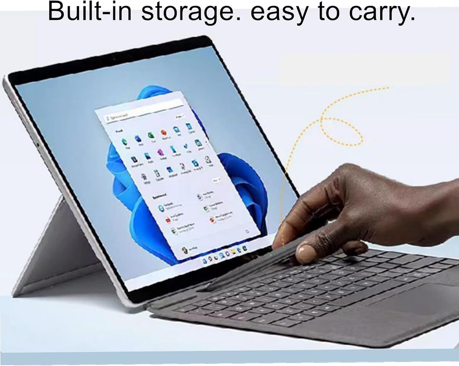 Penna Attiva Nera per Surface Slim Pen 2 e 1 - immagine 4