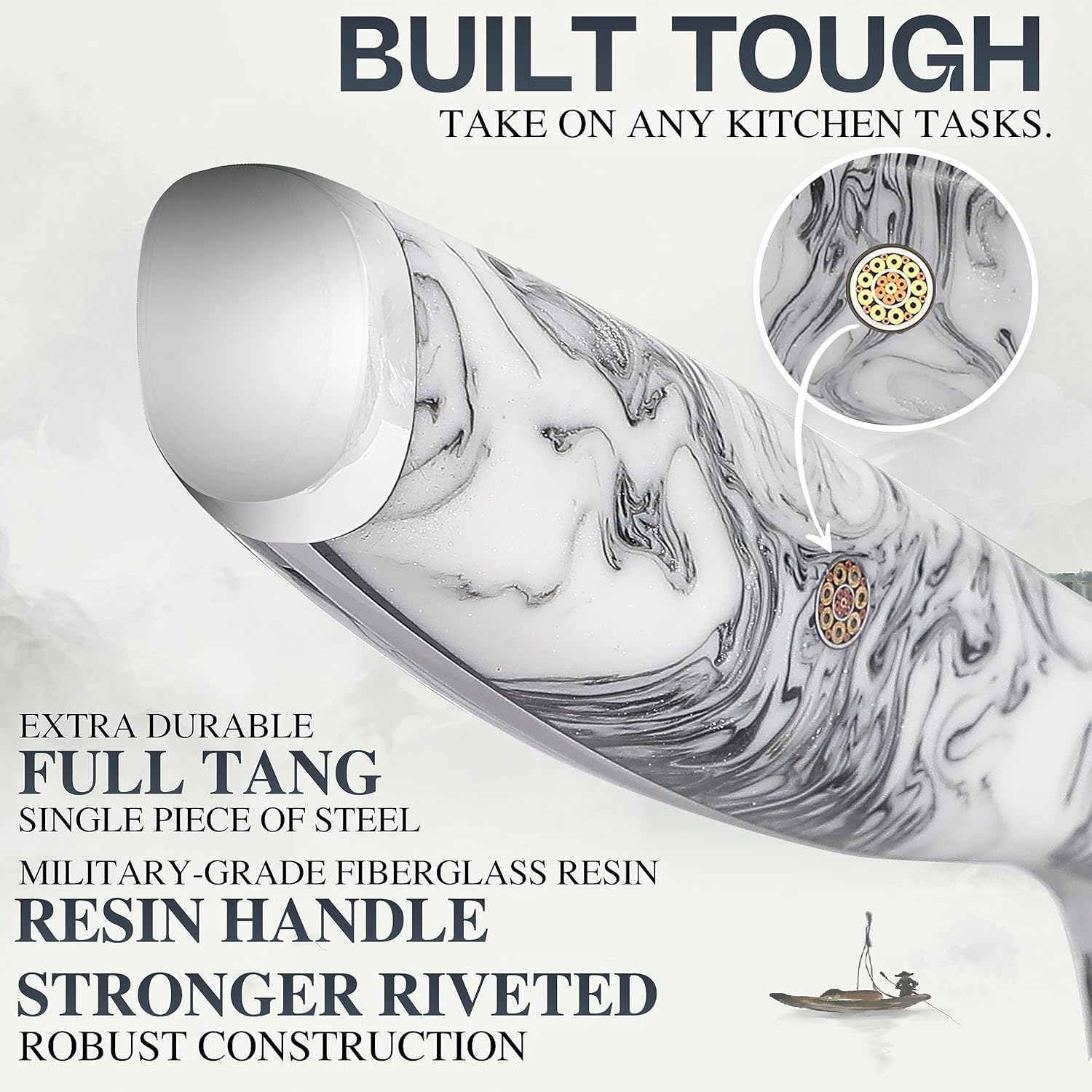 Shangdao Coltello Multiuso da Cucina 13 cm - immagine 4