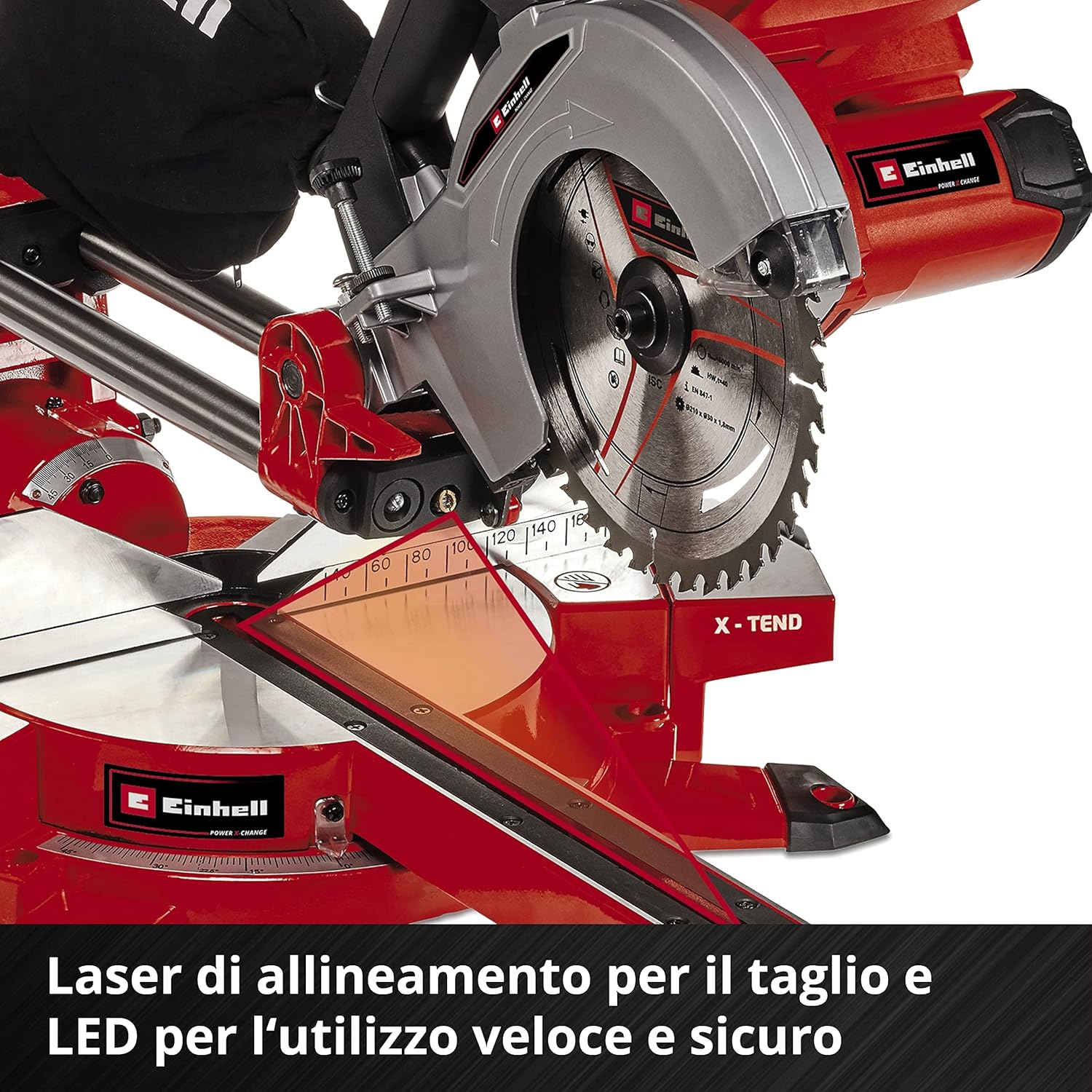 Einhell TE-SM 36/210 Li - Troncatrice Radiale a Batteria - immagine 7