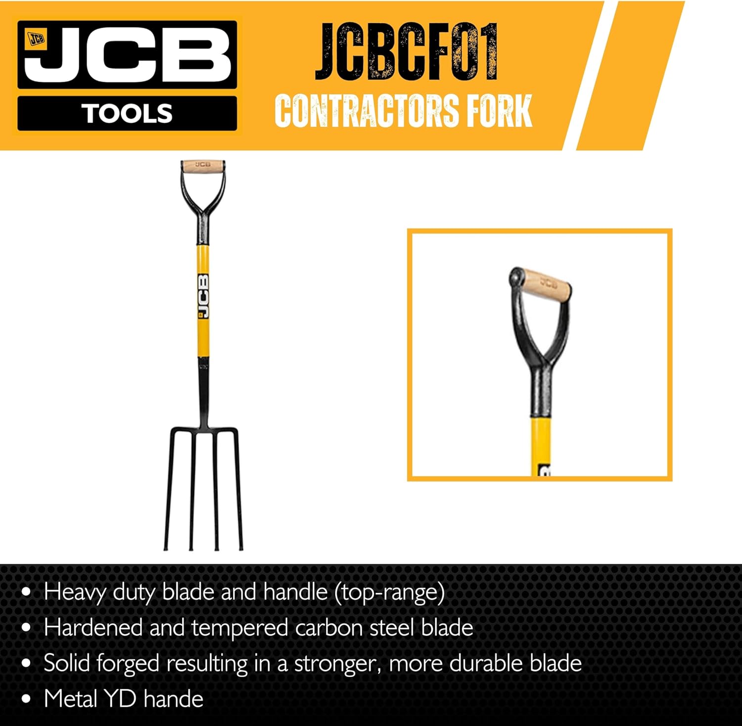 Forchetta Professionale per Appaltatori Forgiata Solida - immagine 2