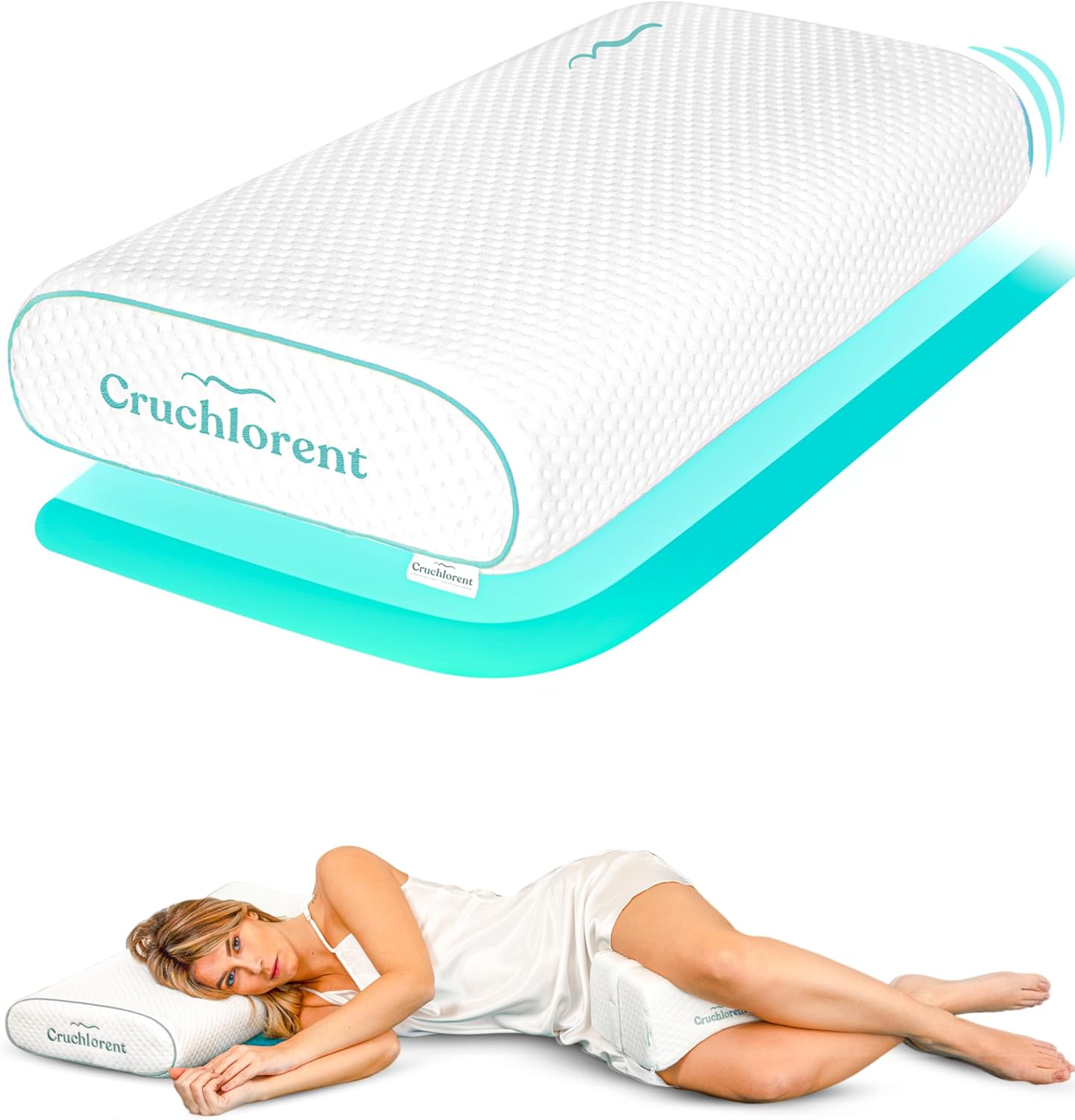 Cuscino Cervicale Memory Foam Ortopedico 70x35