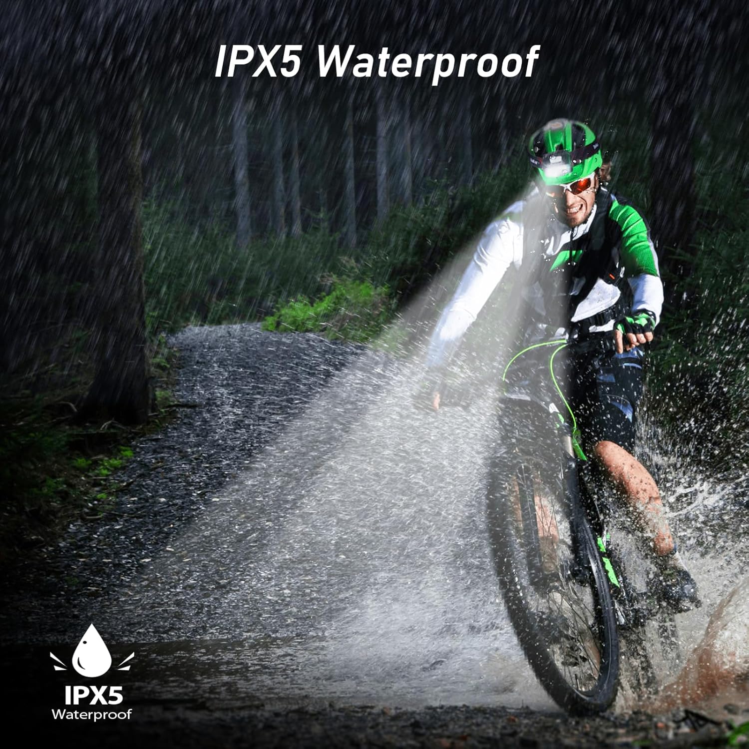 Blukar Lampada Frontale LED - 2 Pezzi 2000 Lumen - immagine 6