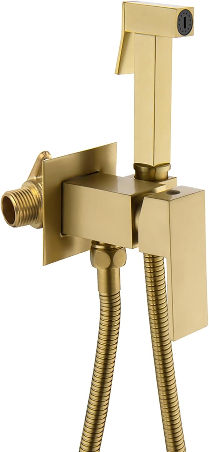 Esop Doccetta per Bidet in Ottone, Oro Spazzolato