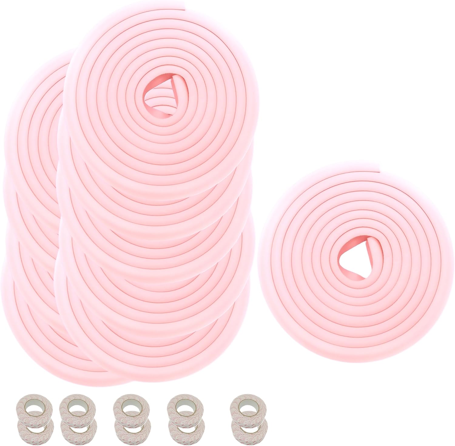 Himry 50M Protezione Bordi L-Forma in Schiuma Rosa - immagine 1