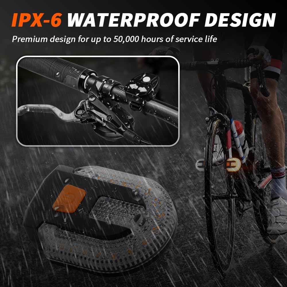 Fanalini Posteriori Bici con Telecomando USB - immagine 4