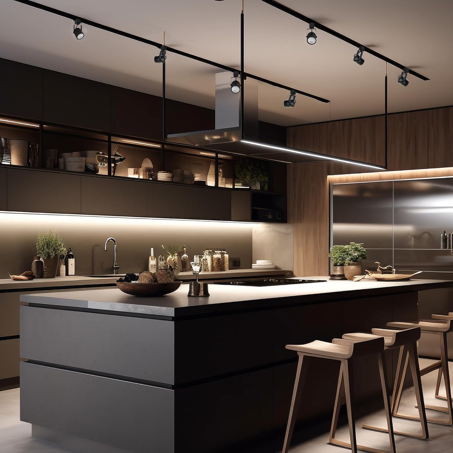 Bravsekai Lampada Faretti LED Soffitto GU10 6 Luci - immagine 5