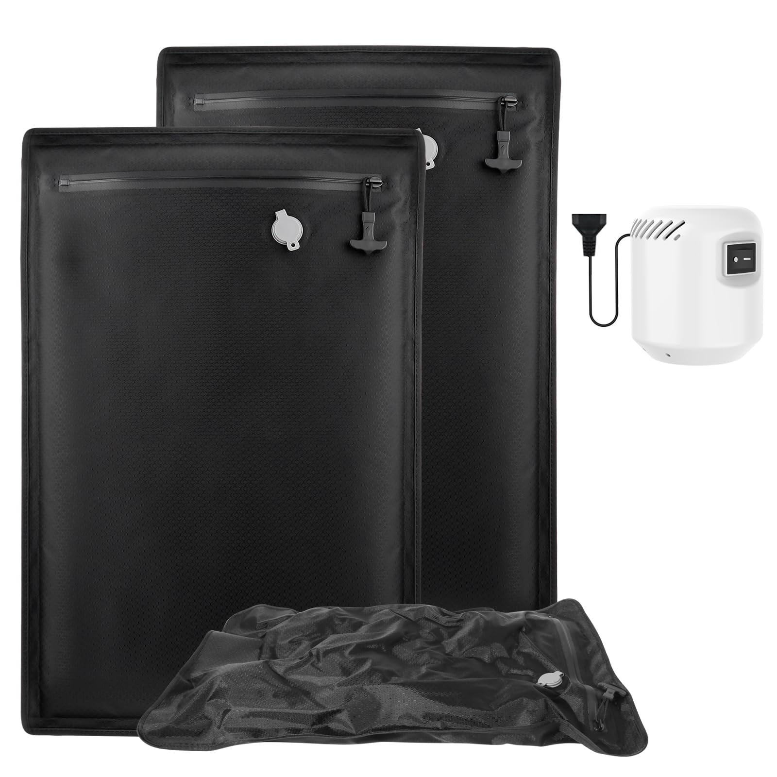 Sacchetti Sottovuoto Professionali da Viaggio IP67, Nero