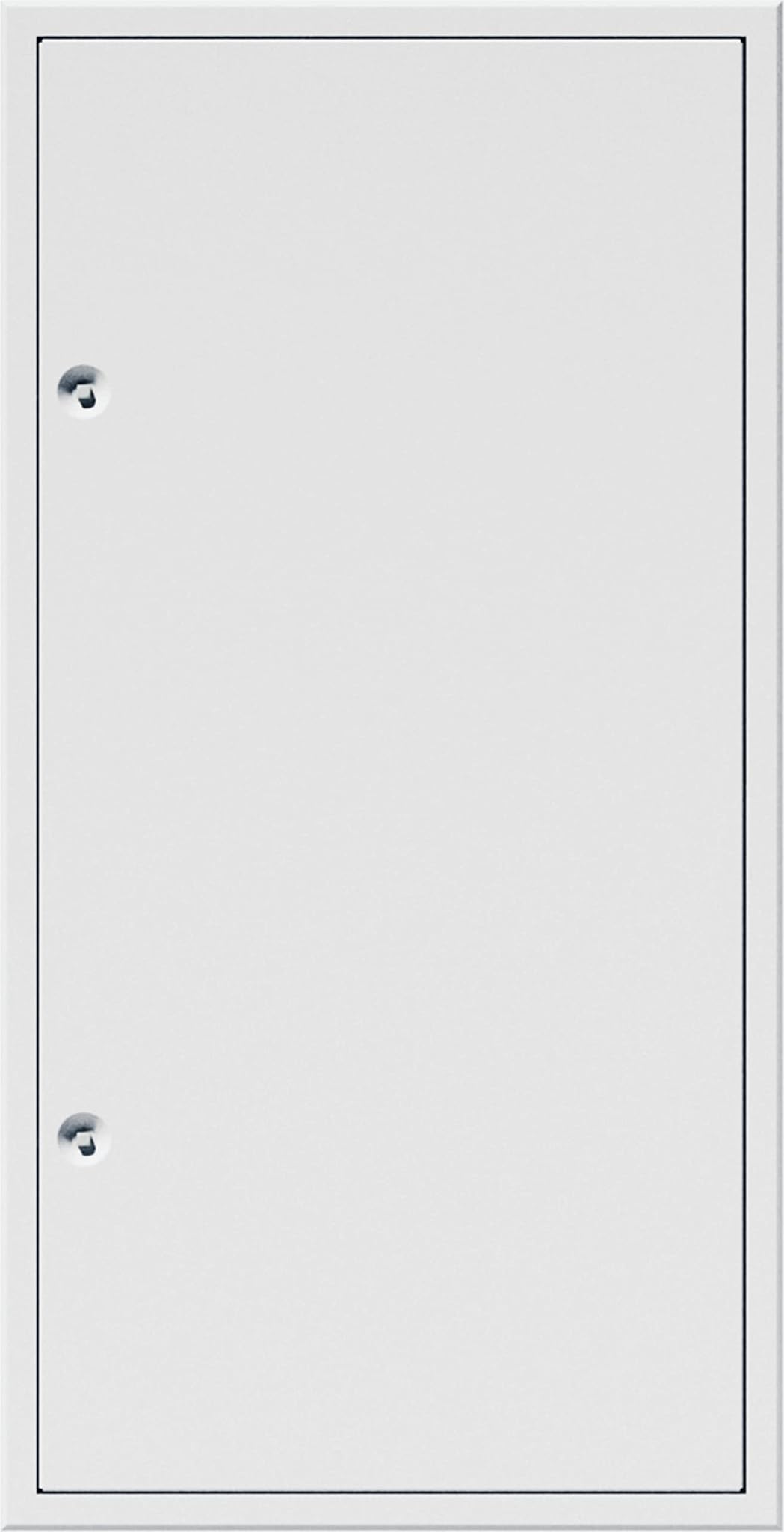 Upmann Porta di ispezione Primus, bianco, 600 x 800 mm, con chiusura quadrata