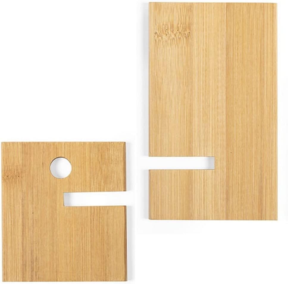 Supporto Telefono in Bambù con Foro di Ricarica - immagine 2