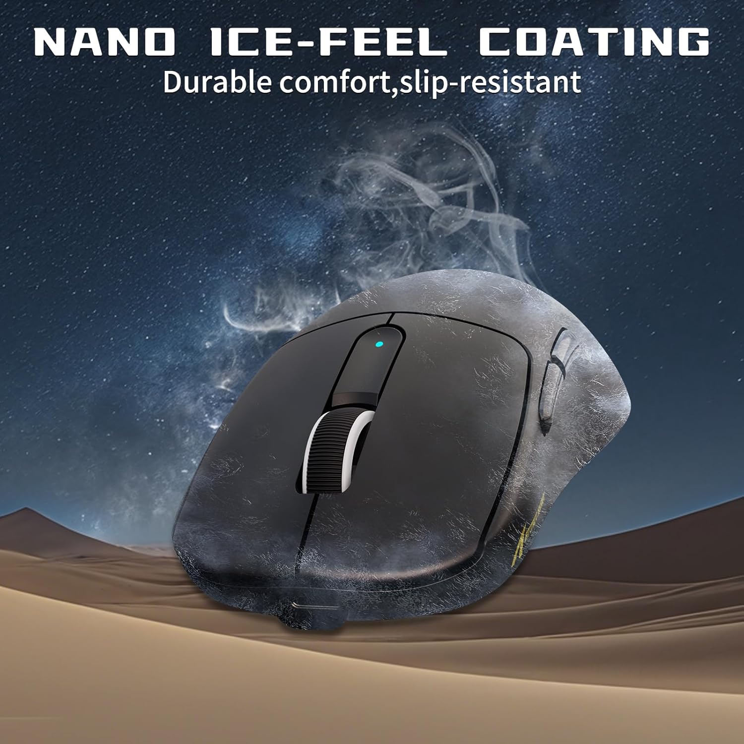 Attack Shark V5 Mouse Gaming Wireless 8KHz 53G, Nero - immagine 8