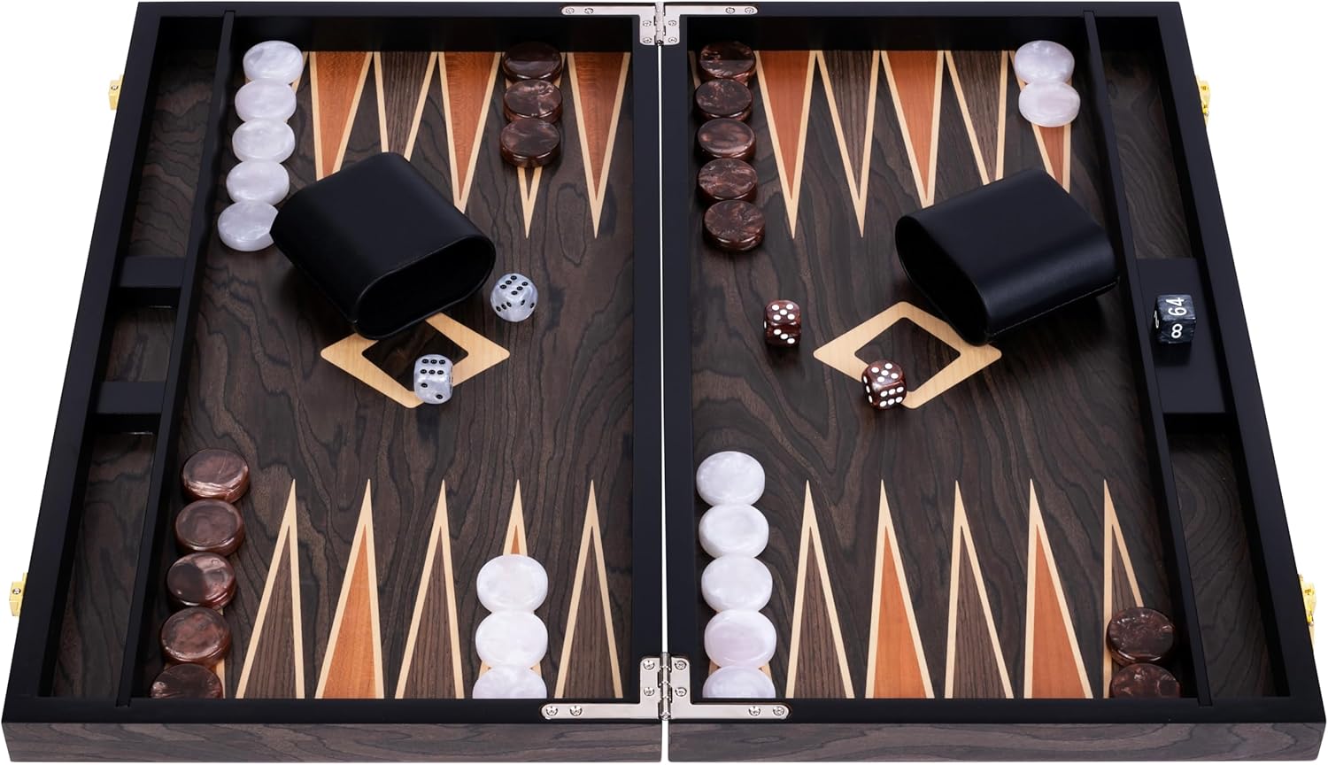 Engelhart Backgammon Deluxe 18 Pollici Marrone - immagine 2