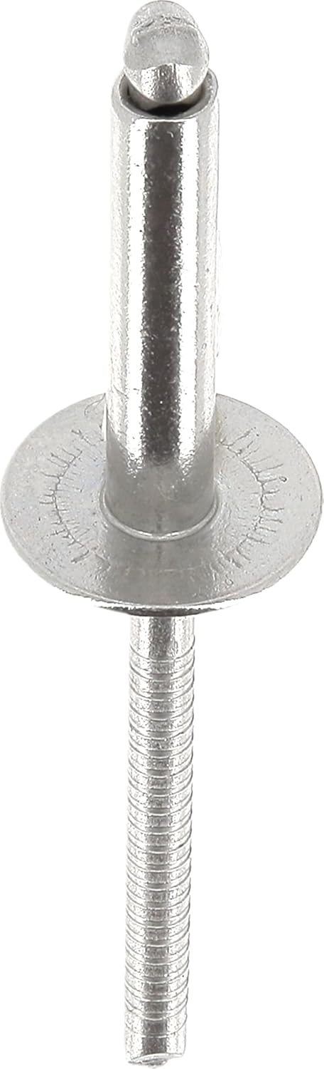 Restagraf Rivet in Alluminio, Testa Larga, 4 x 20 mm, Lotto da 250 - immagine 1