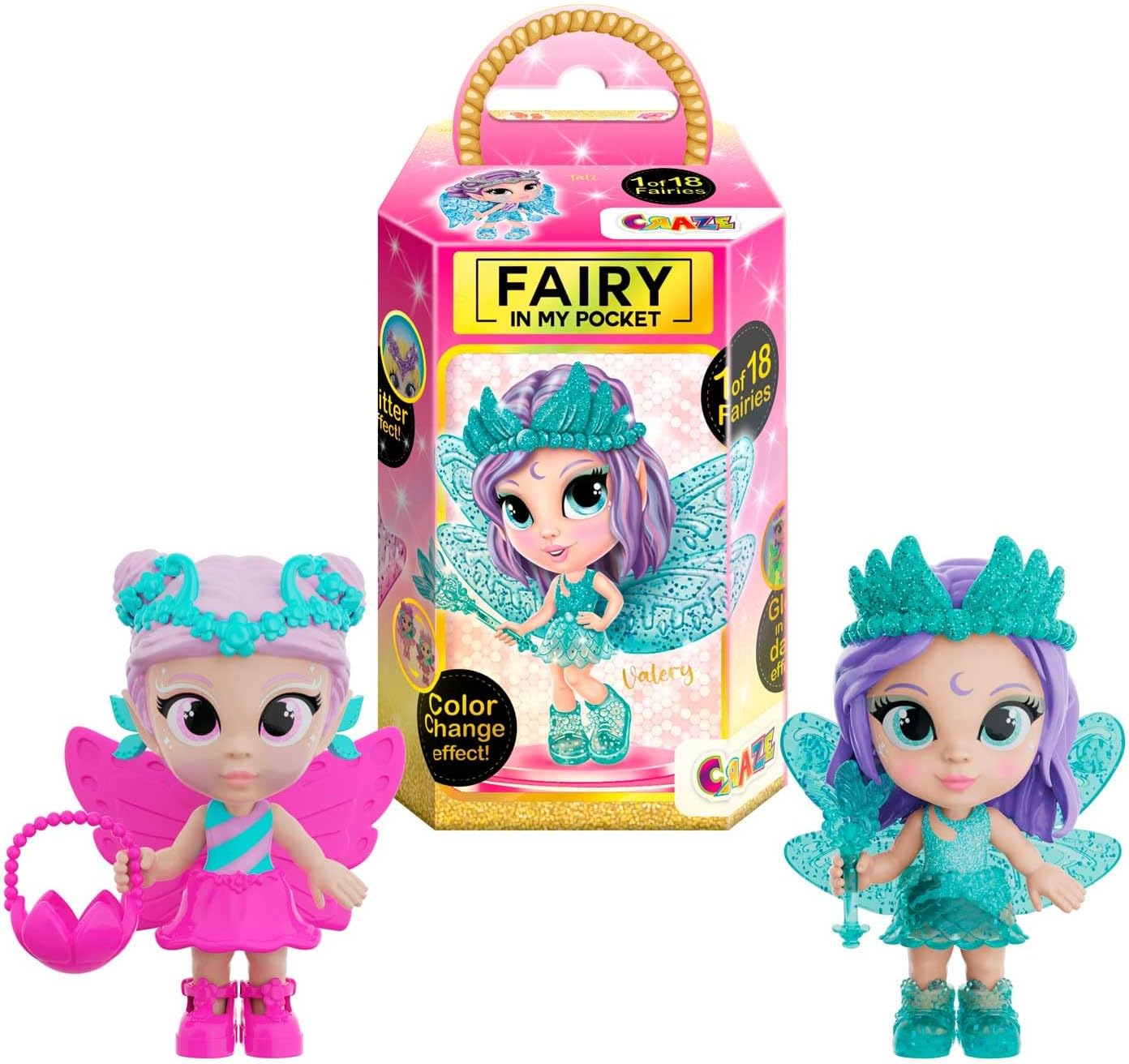 CRAZE Fairy In My Pocket - Set 16 Bambole con Ali - immagine 2