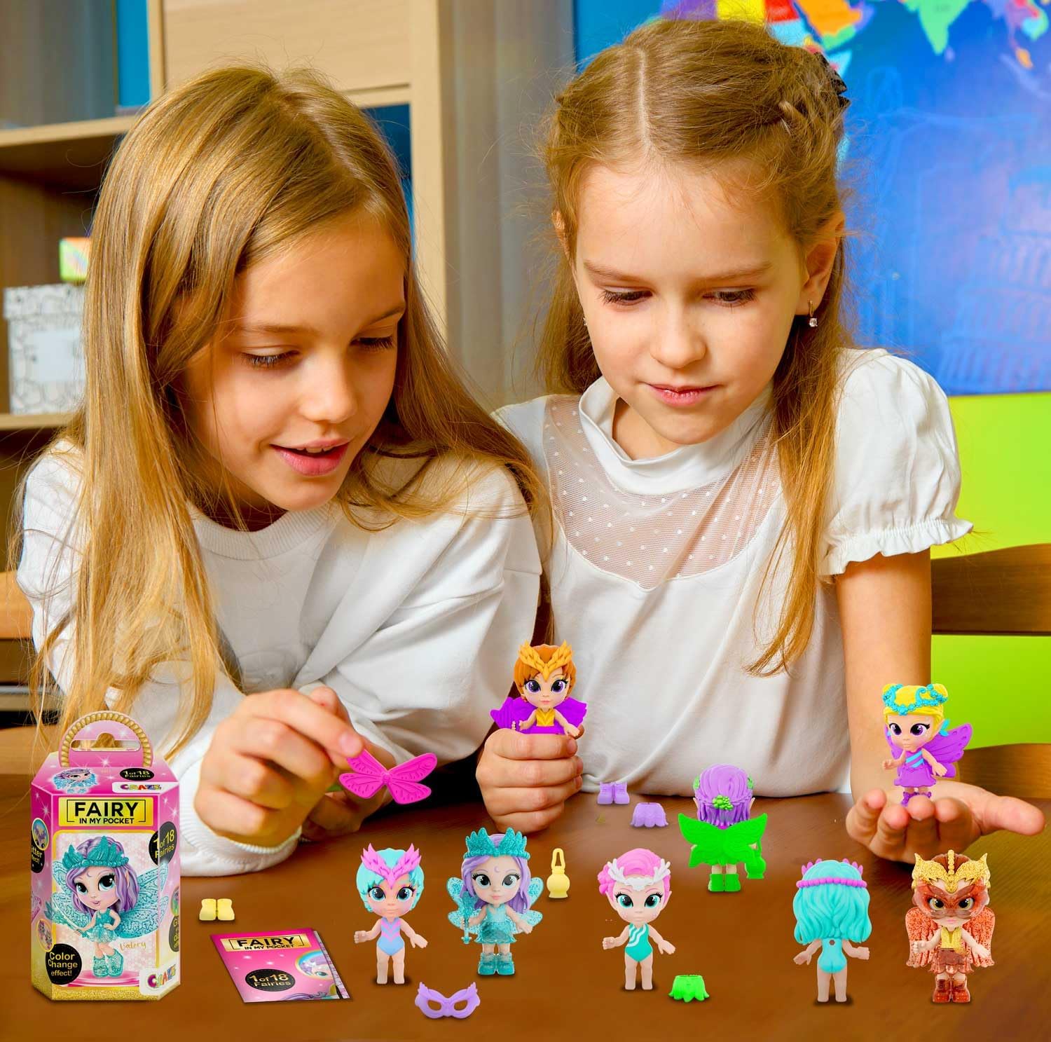 CRAZE Fairy In My Pocket - Set 16 Bambole con Ali - immagine 3