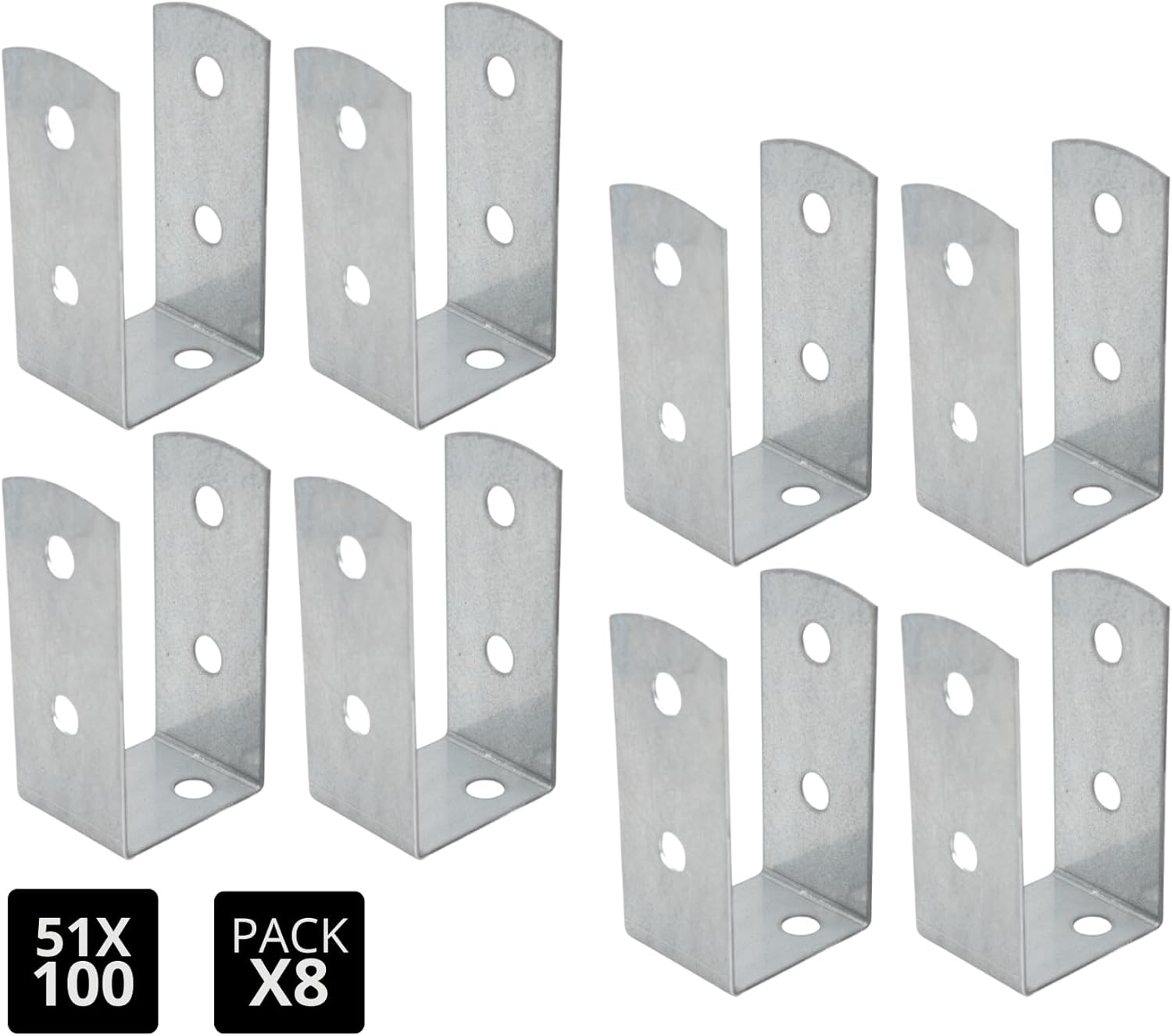 Doja Barcelona - Supporto a U per Pali 8 Pezzi - immagine 4