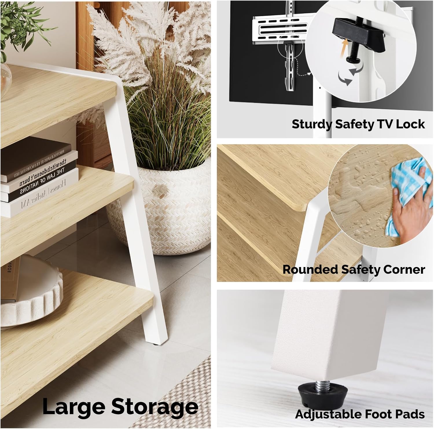 Fitueyes Mobile TV con Supporto Regolabile per TV 37-70" - immagine 5