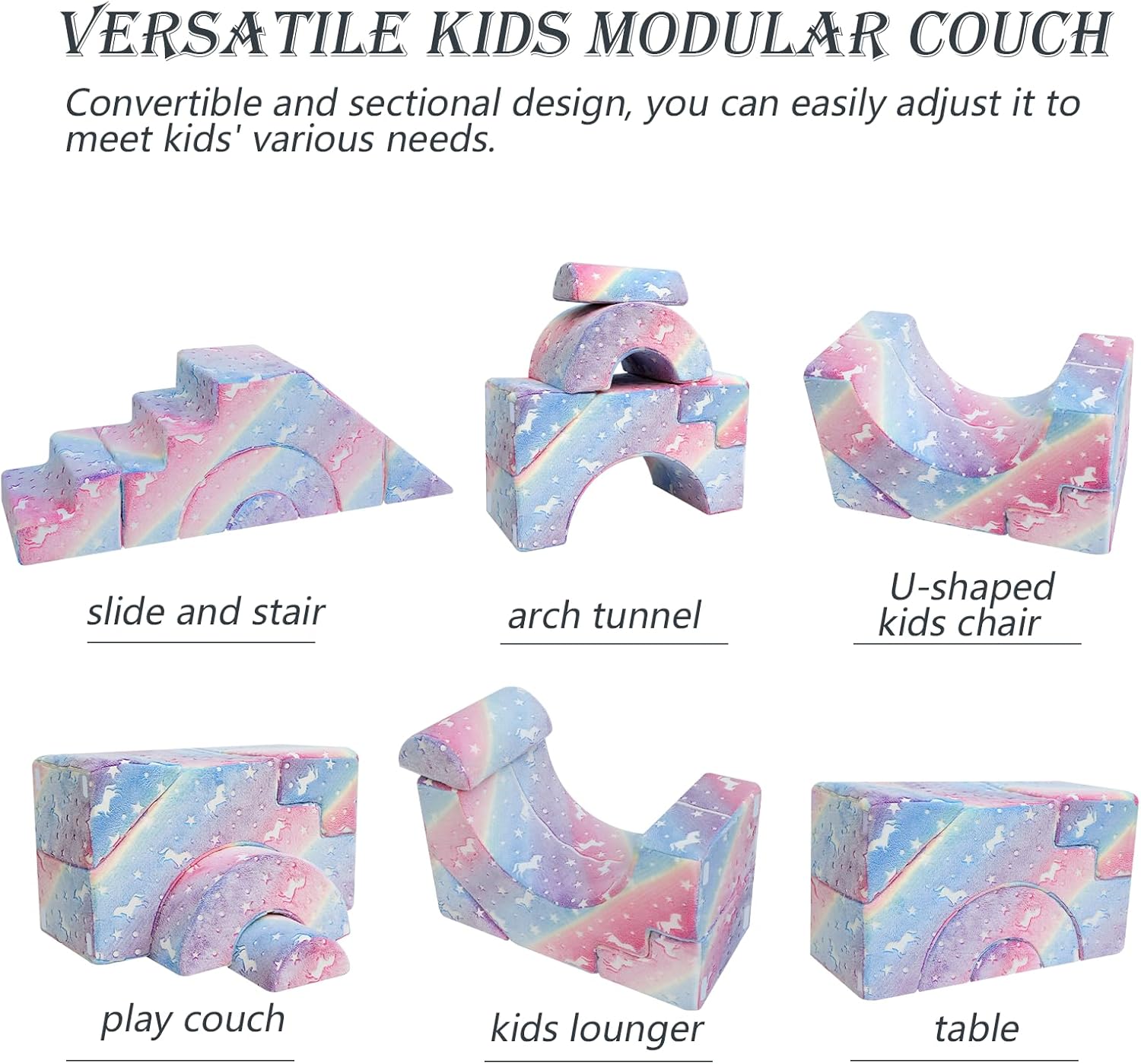 Memorecool Divano Modulare per Bambini in Schiuma - immagine 3