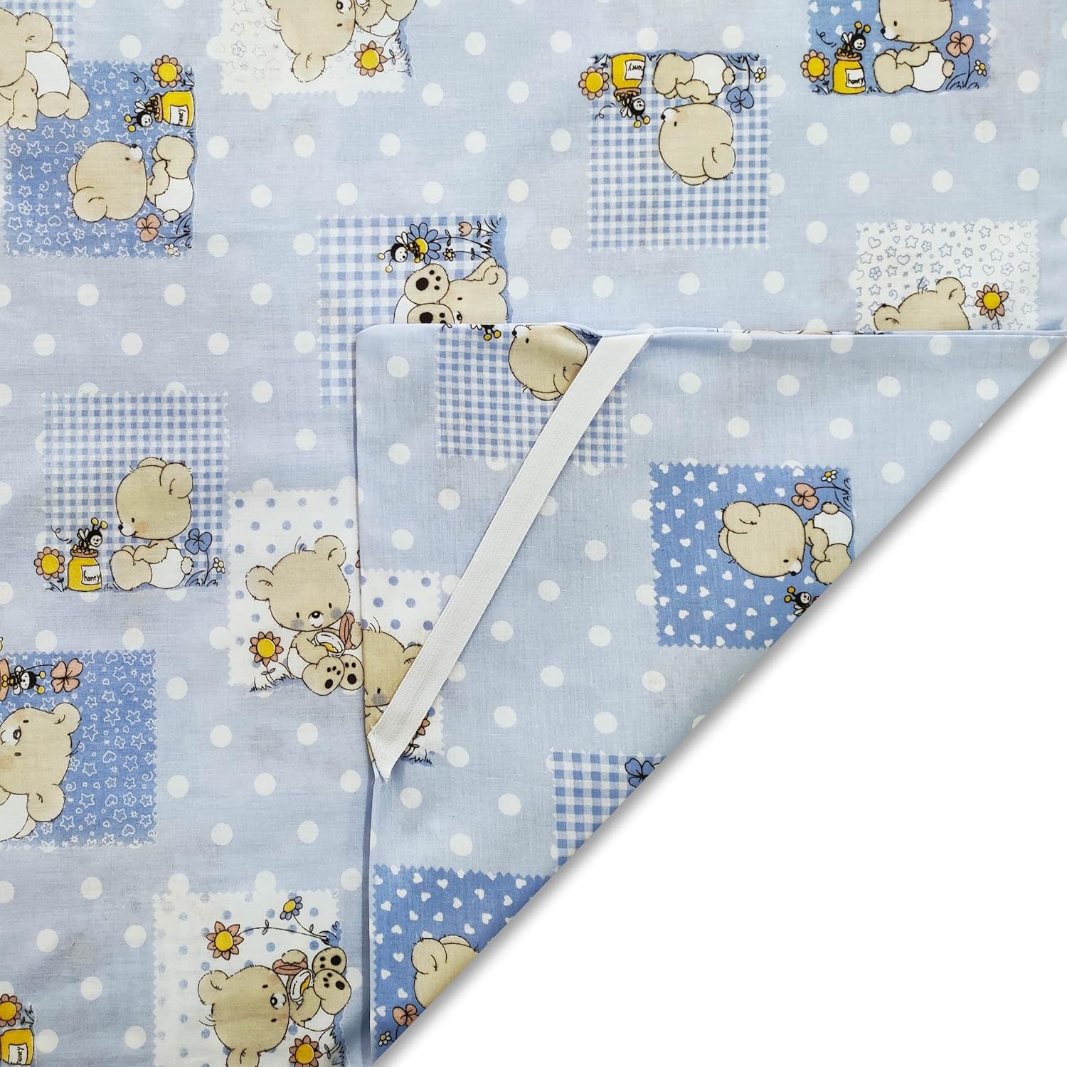 Set Asilo - Sacco Nanna e Sacchetto Orsetti e Api Azzurro - immagine 3